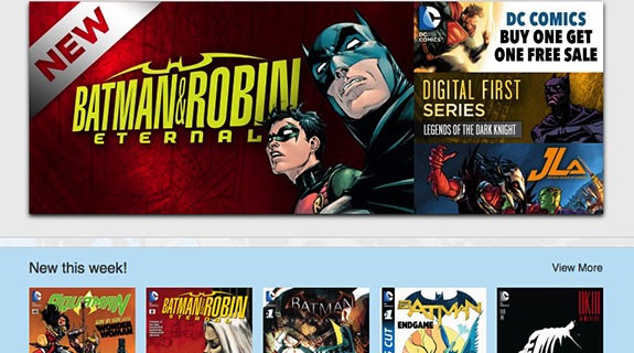 Online Digital Comics from DC